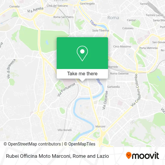 Rubei Officina Moto Marconi map