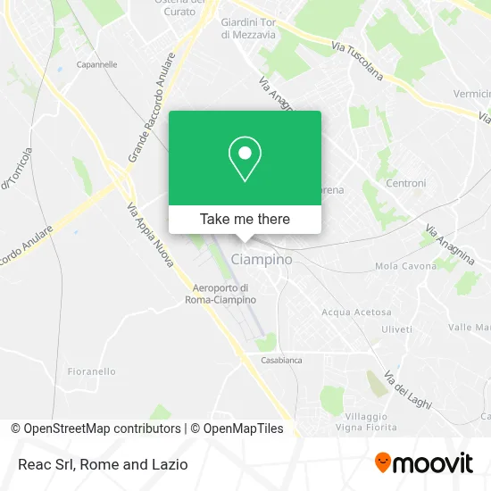 Reac Srl map