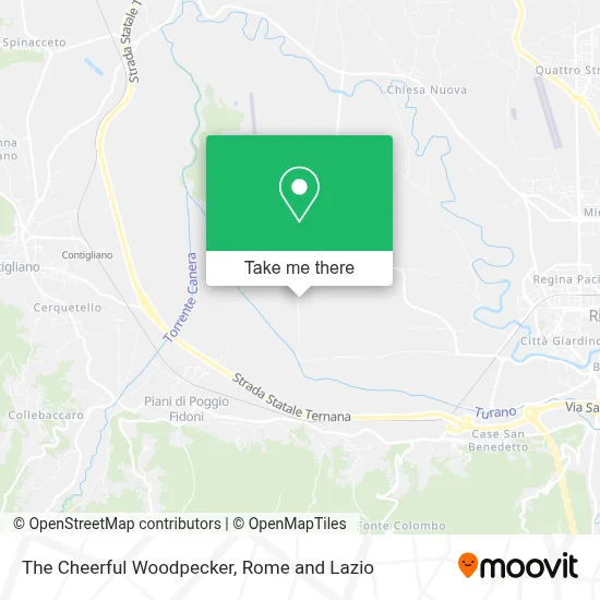 The Cheerful Woodpecker map