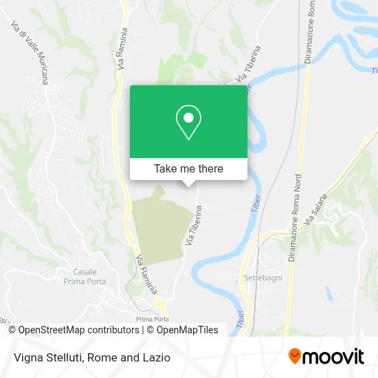 Vigna Stelluti map