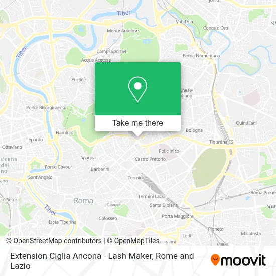 Extension Ciglia Ancona  - Lash Maker map