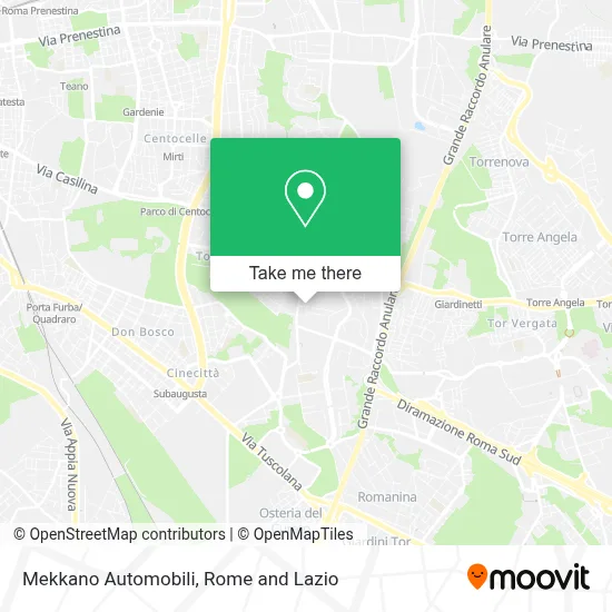 Mekkano Automobili map