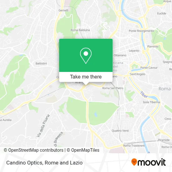 Candino Optics map