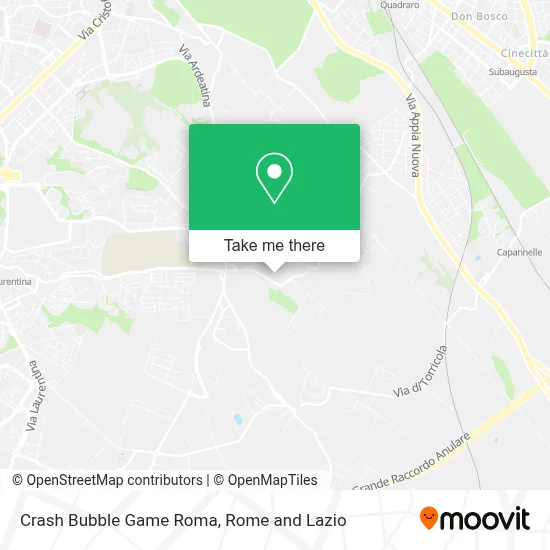 Crash Bubble Game Roma map