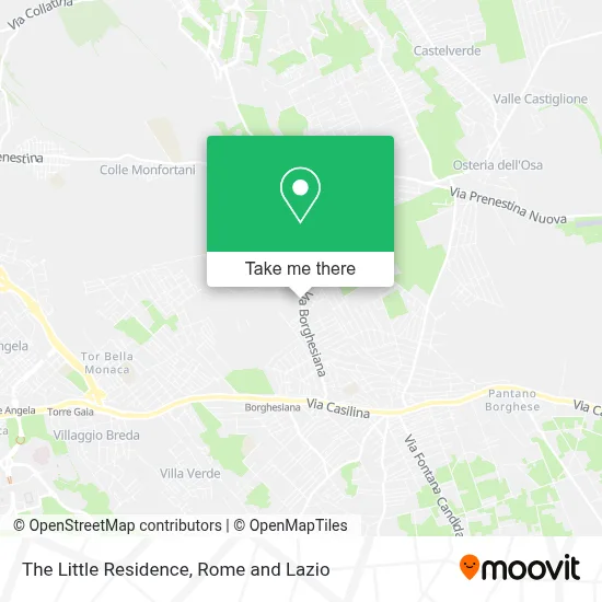The Little Residence map