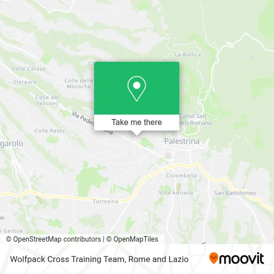 Wolfpack Cross Training Team map