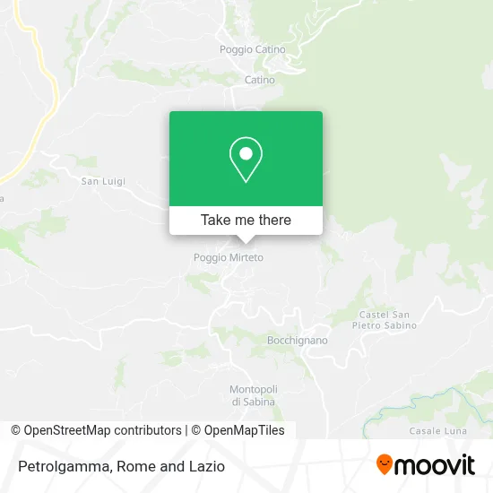 Petrolgamma map