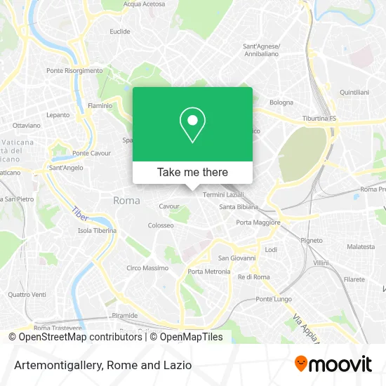 Artemontigallery map