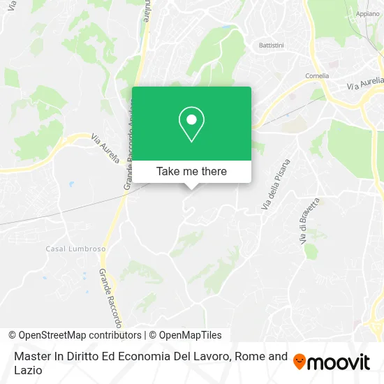 Master In Diritto Ed Economia Del Lavoro map