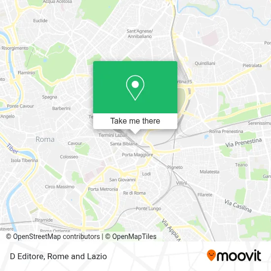 D Editore map