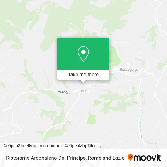 Ristorante Arcobaleno Dal Principe map