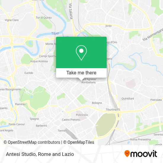 Antesi Studio map