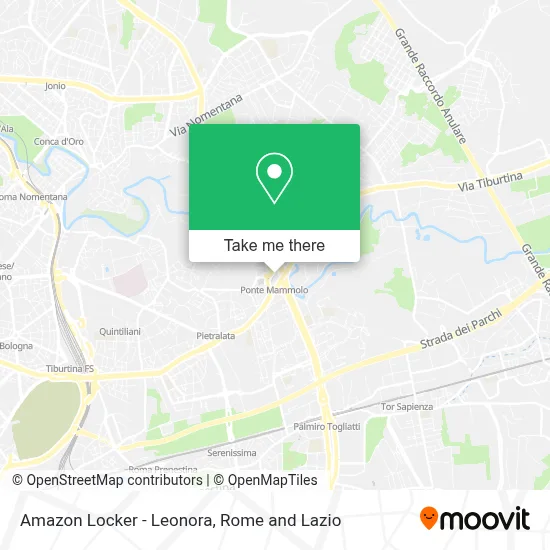 Amazon Locker - Leonora map