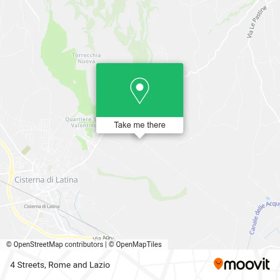 4 Streets map
