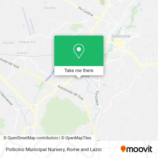 Pollicino Municipal Nursery map