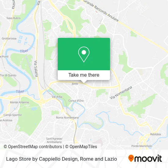 Lago Store by Cappiello Design map