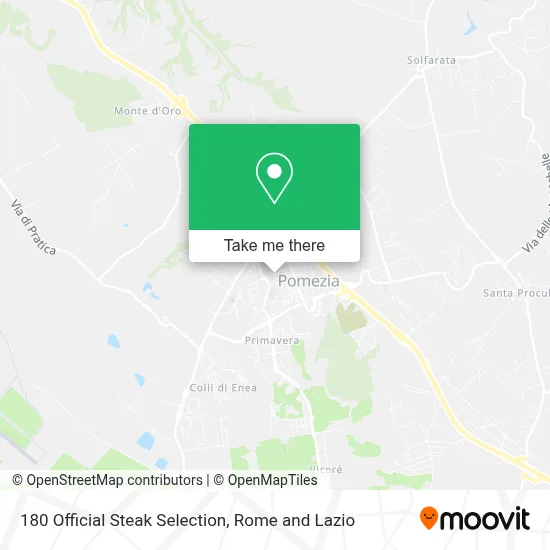 180 Official Steak Selection map