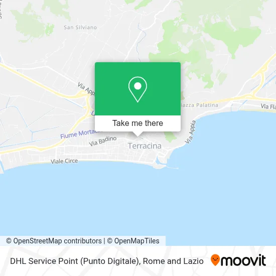 DHL Service Point (Punto Digitale) map