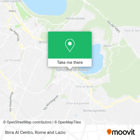 Birra Al Centro map