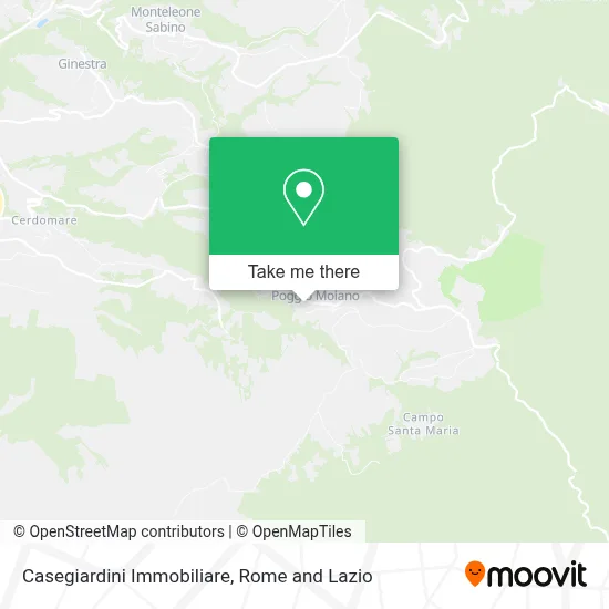 Casegiardini Immobiliare map