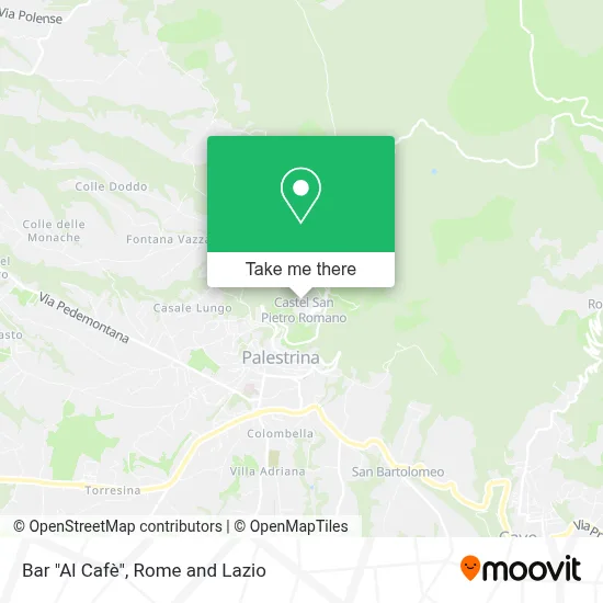 Bar "Al Cafè" map