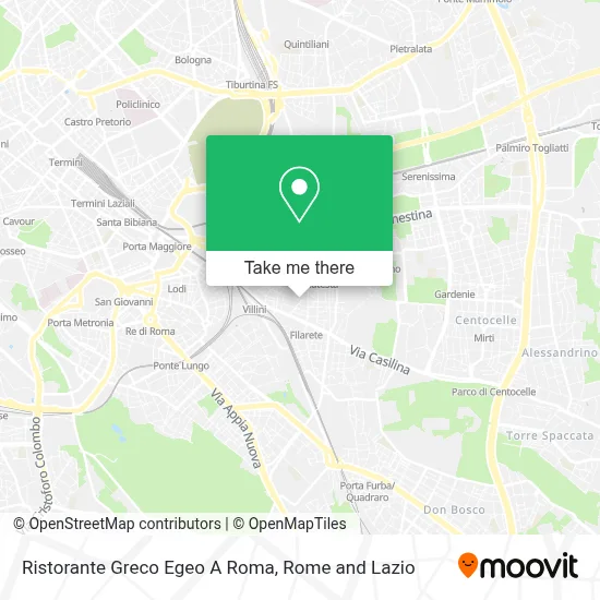 Ristorante Greco Egeo A Roma map
