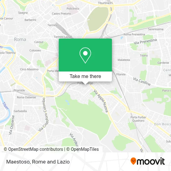 Maestoso map