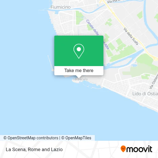 La Scena map