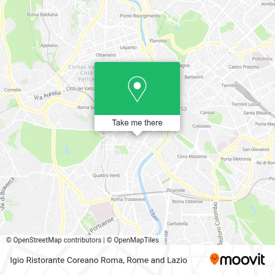 Igio Ristorante Coreano Roma map