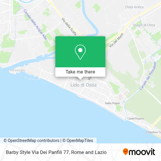 Barby Style Via Dei Panfili 77 map