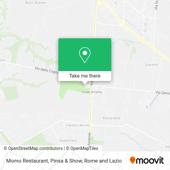Momo Restaurant, Pinsa & Show map