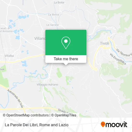 La Parole Dei Libri map