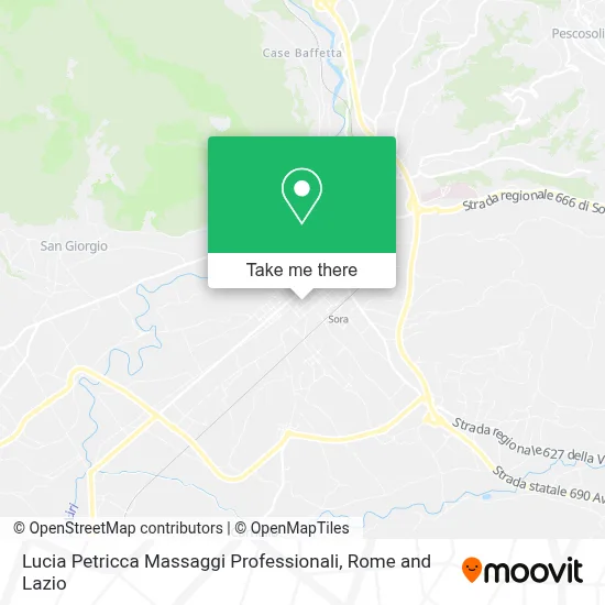 Lucia Petricca Massaggi Professionali map
