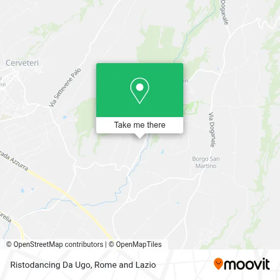Ristodancing Da Ugo map