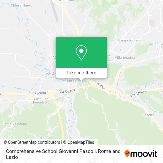 Comprehensive School Giovanni Pascoli map
