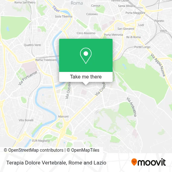 Terapia Dolore Vertebrale map