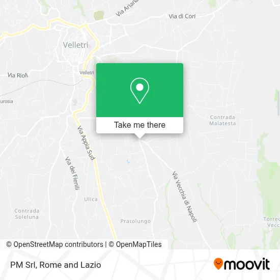 PM Srl map