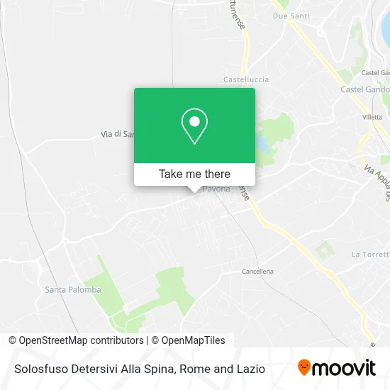 Solosfuso Detersivi Alla Spina map
