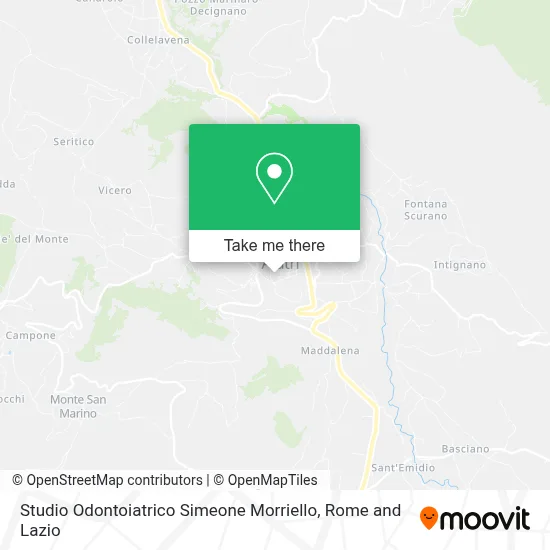 Studio Odontoiatrico Simeone Morriello map