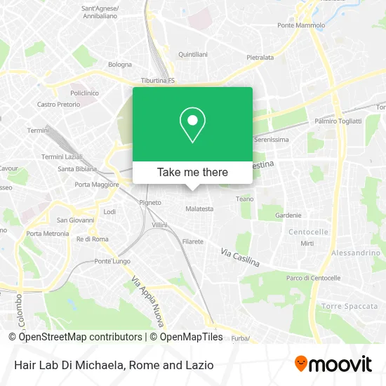 Hair Lab Di Michaela map