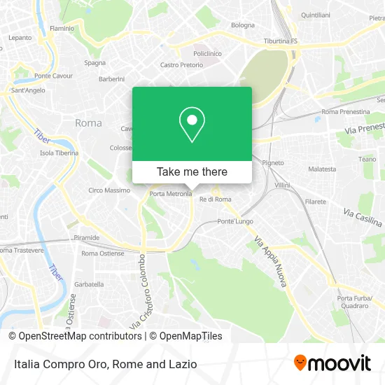 Italia Compro Oro map