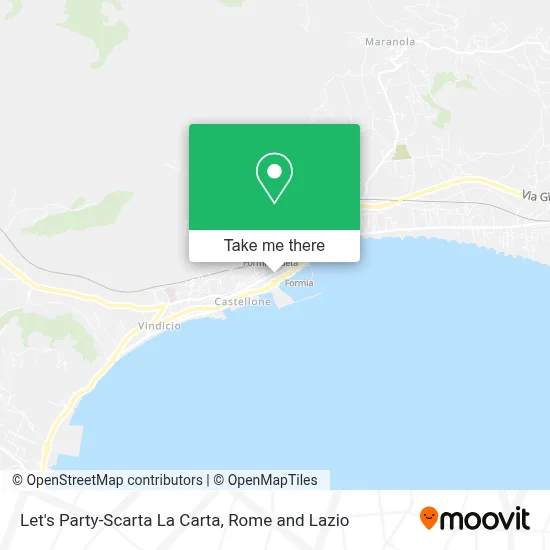 Let's Party-Scarta La Carta map