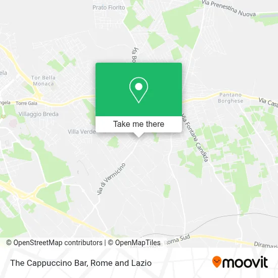 The Cappuccino Bar map