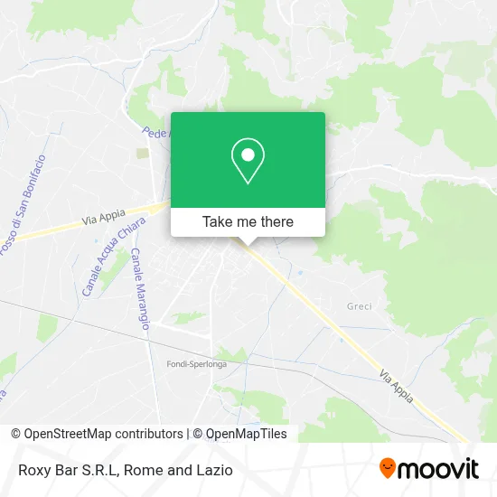 Roxy Bar S.R.L map