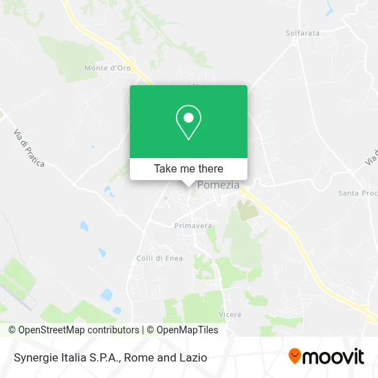 Synergie Italia S.P.A. map