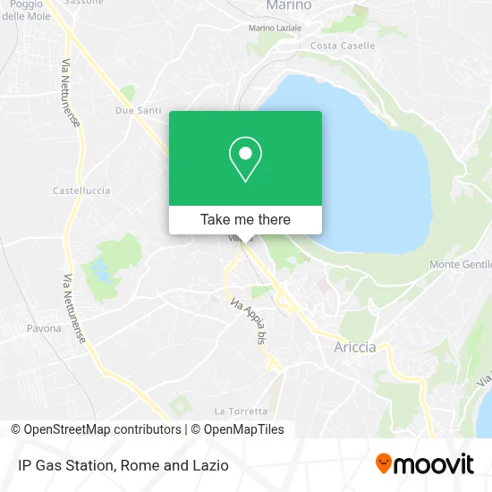 IP Gas Station map