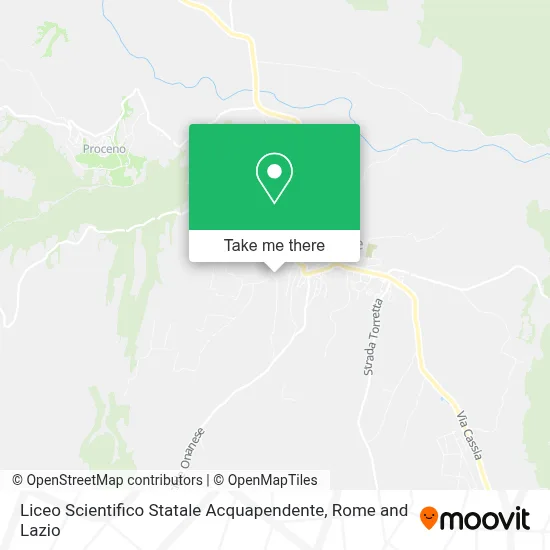 Liceo Scientifico Statale Acquapendente map