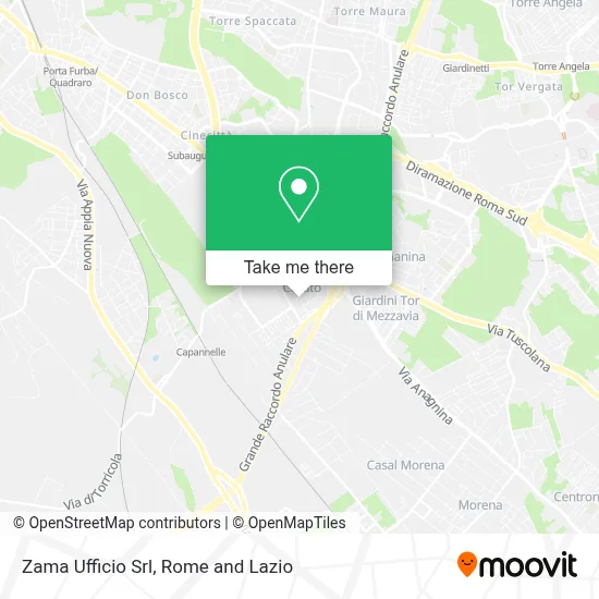 Zama Ufficio Srl map