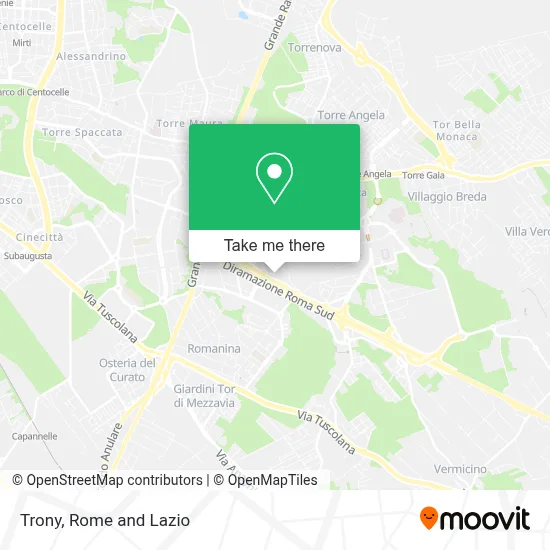 Trony map
