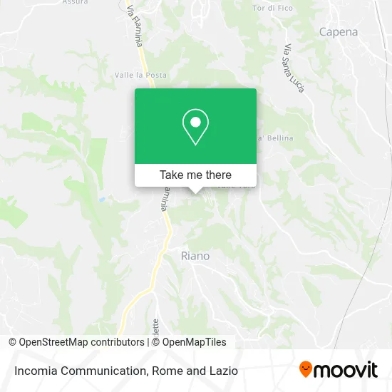 Incomia Communication map